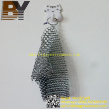 Pan Pot Cleaner Stainless Steel Chainmail Scrubber